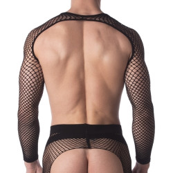 Barcode Berlin Harnais avec Manches Filet Poggio Noir